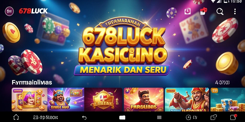 Tampilan gameplay kasino yang seru dan mendebarkan.
