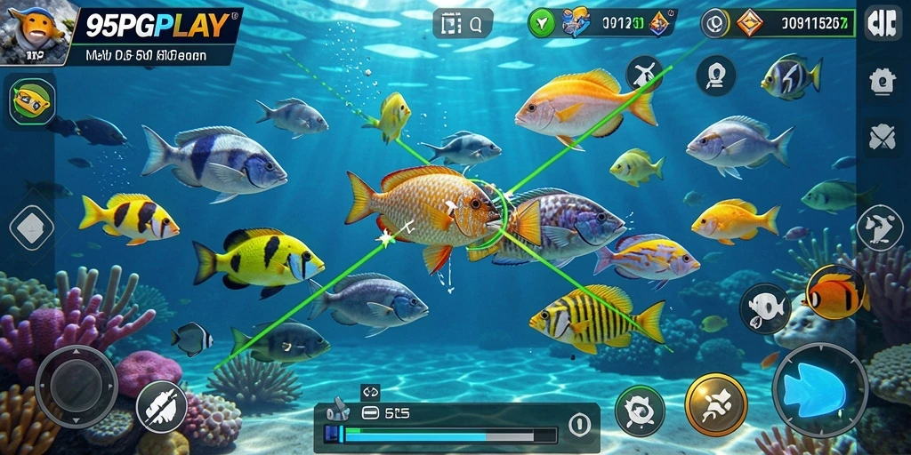 Tampilan gameplay 95PGPLAY yang penuh warna dan seru.