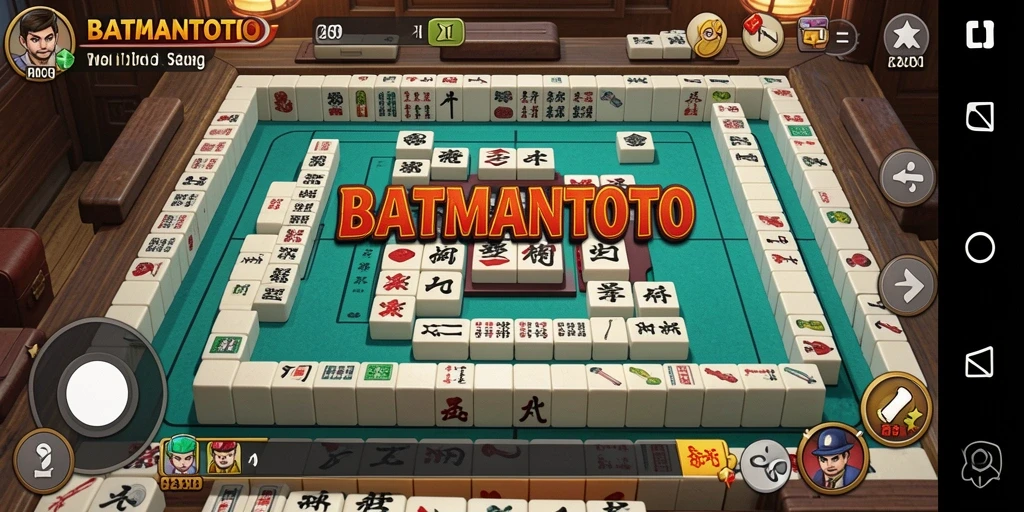 Tampilan gameplay Mahjong yang seru dan menantang di BATMANTOTO.