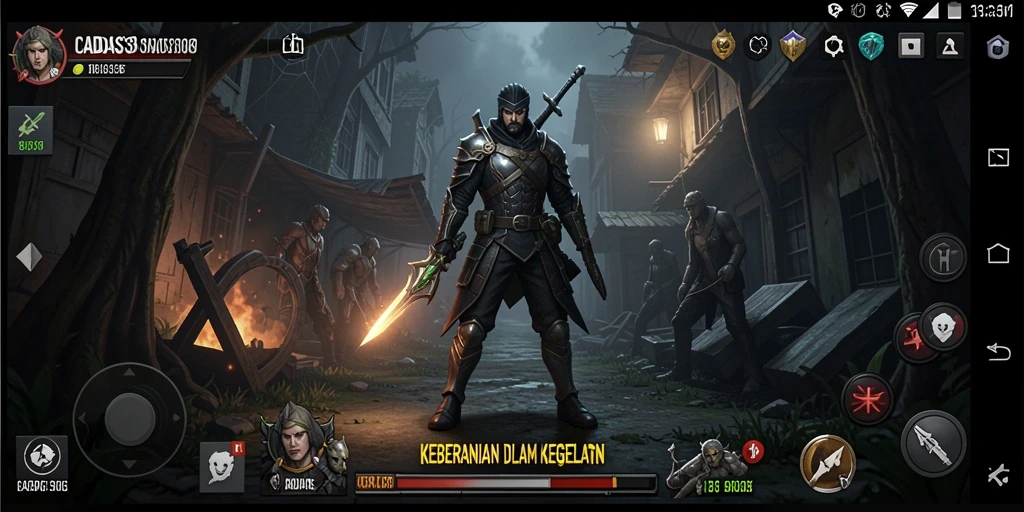 Tampilan gameplay yang mencekam dan mendebarkan dari CADAS138.