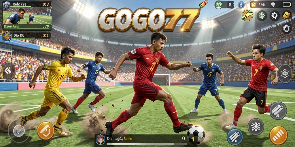 Tampilan gameplay seru dan kompetitif di GOGO77.