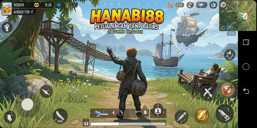 Gameplay seru dan interaktif di dunia Open World HANABI88.