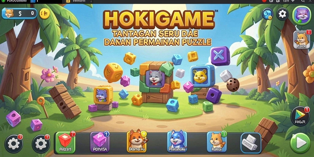 Tampilan gameplay HOKIGAME yang seru dan menantang.