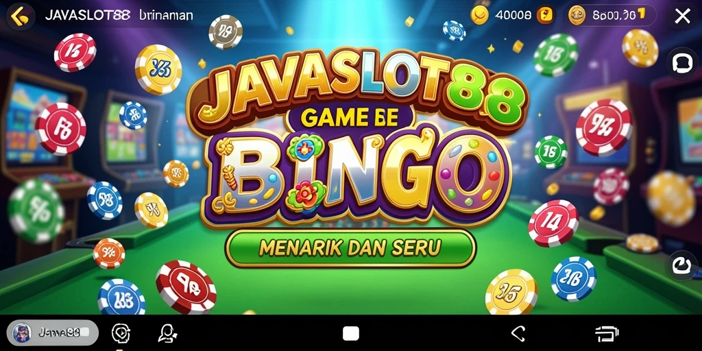 Tampilan gameplay Bingo yang memikat di JAVASLOT88.