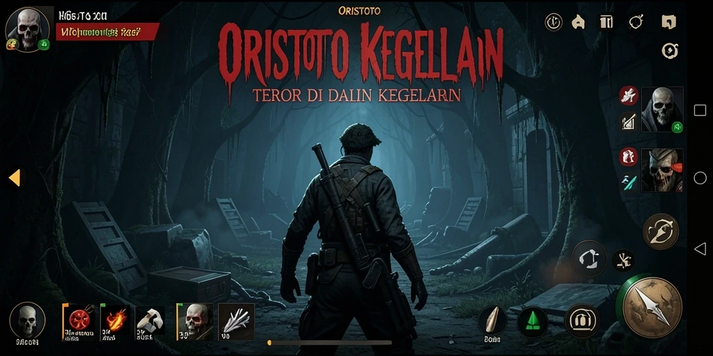 Menampilkan gameplay menegangkan dari ORISTOTO dengan suasana horror mendalam.
