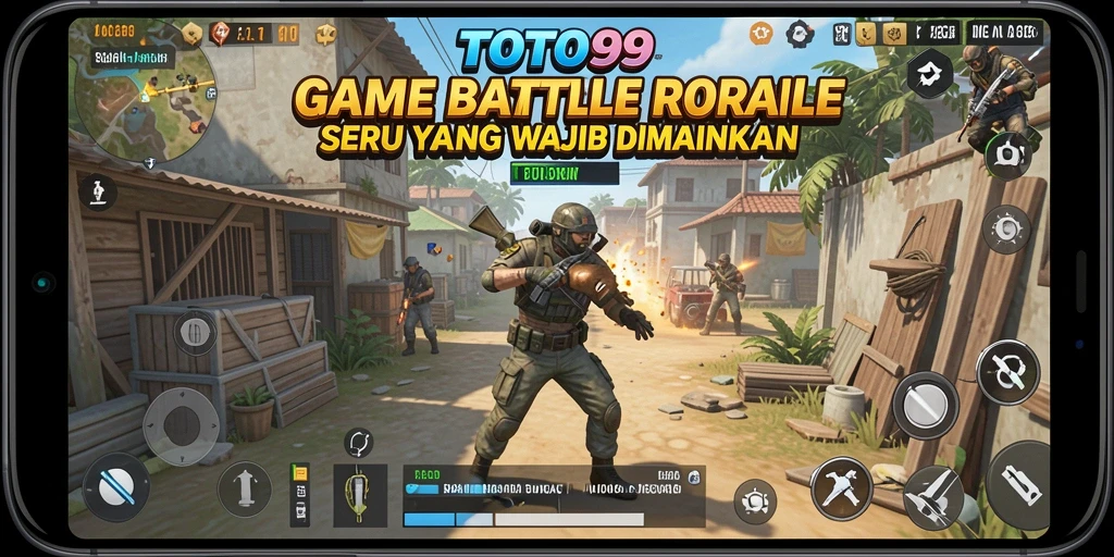 Tampilan gameplay TOTO99 yang memukau dalam aksi Battle Royale.